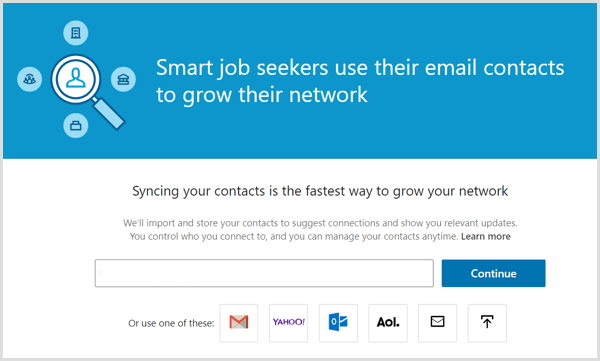 linkedin contacts