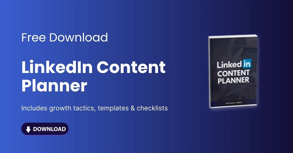 linkedin content planner ebook
