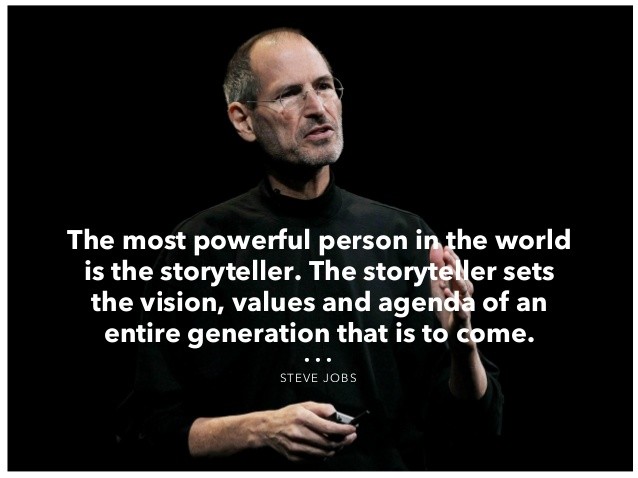 Steve Jobs Storytelling Quote